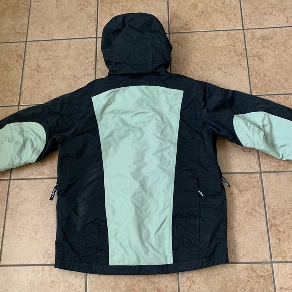 Waterproof Black and Green Jacket - Picture 8 of 12